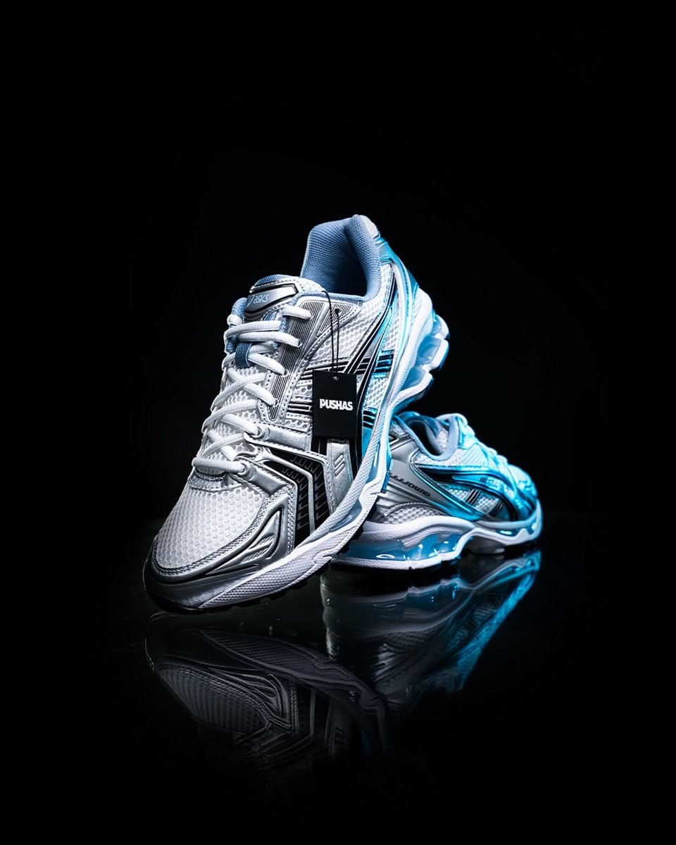 Baskets Asics Gel-Kayano 14 blanc et bleu