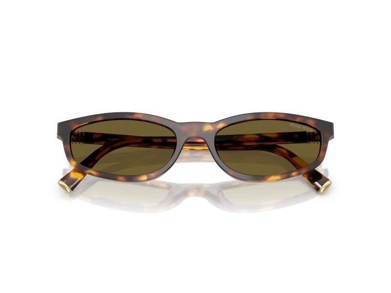 Lunettes de soleil ovales Miu Miu écailles