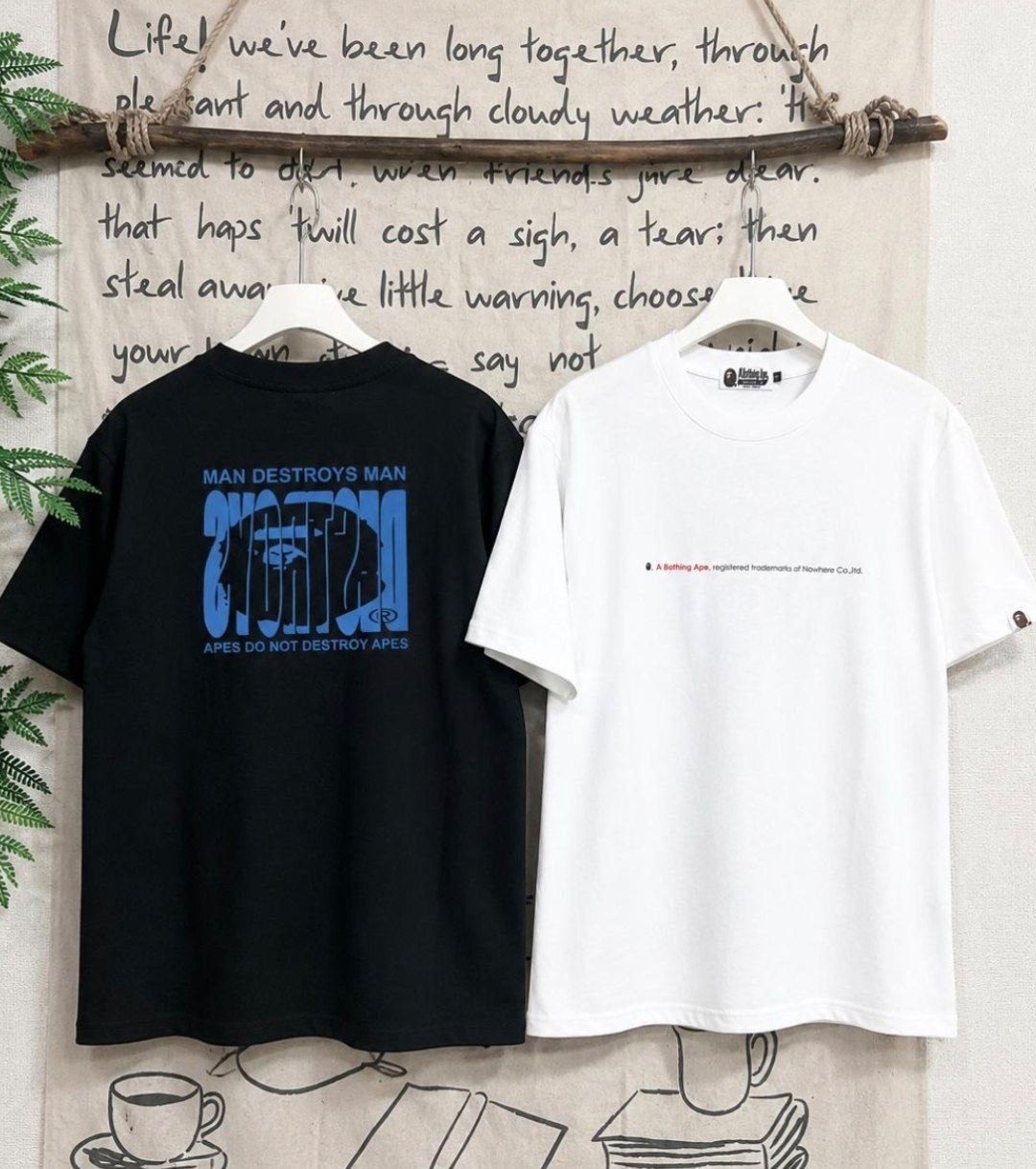 T-shirt Bape Man Destroys Man