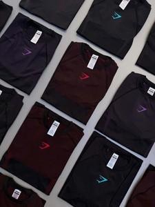 T-shirt technique sans coutures Gymshark Onyx