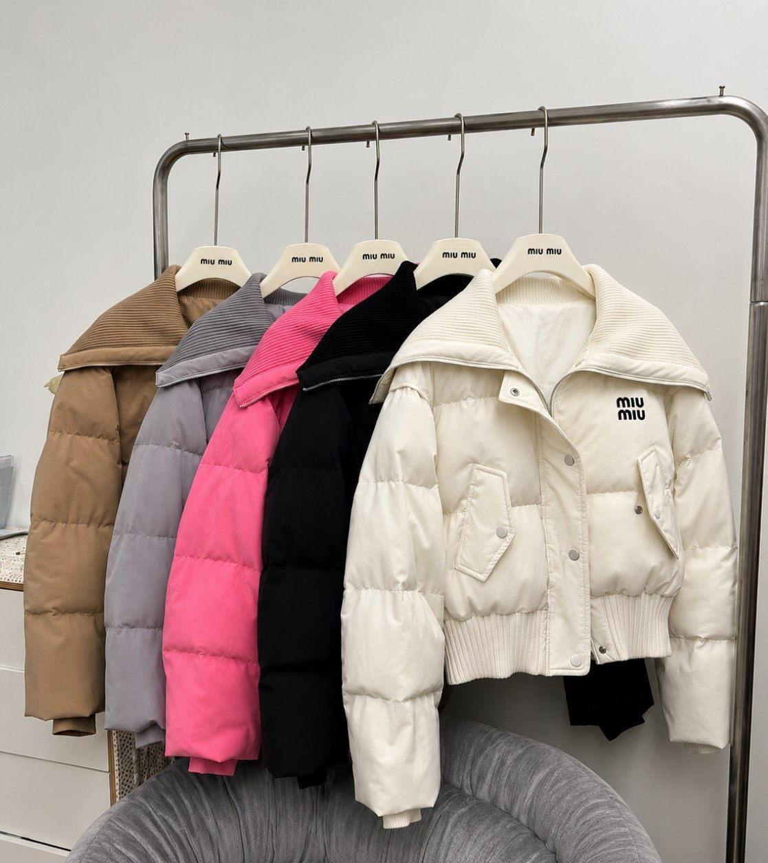 Manteau mi-long Miu Miu