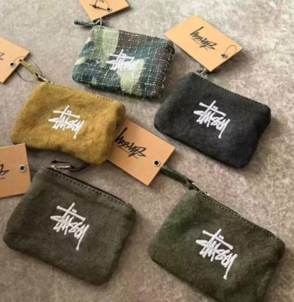 Porte-monnaie zippé Stüssy