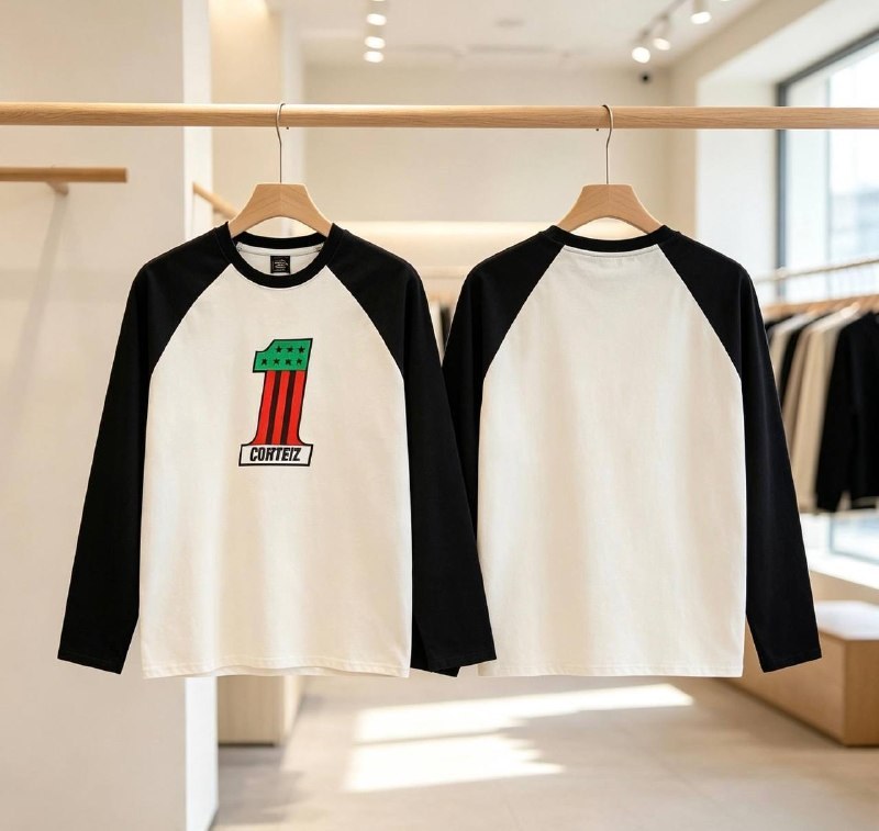 T-shirt manches longues Corteiz raglan numéro 1