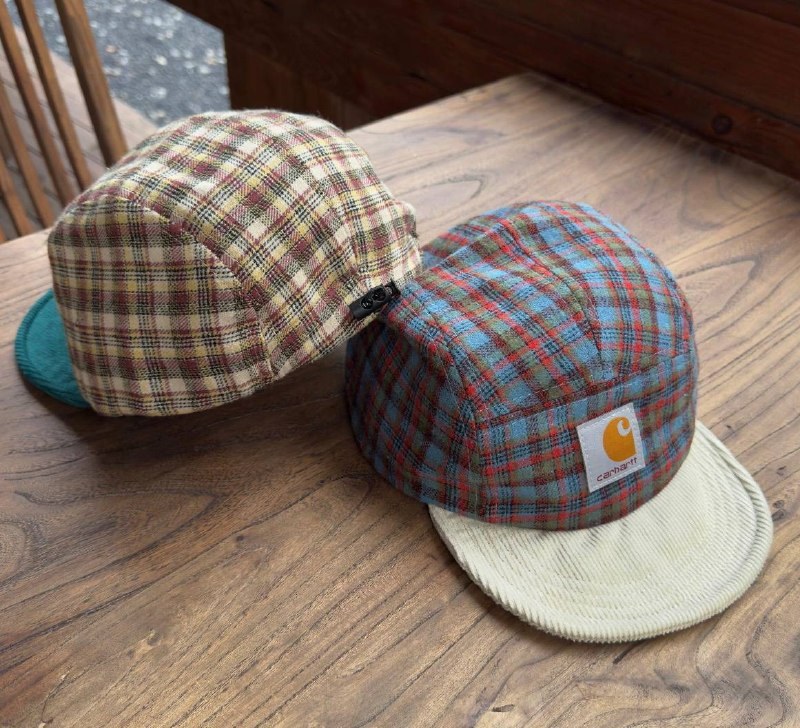 Casquette 5-panel Carhartt à carreaux