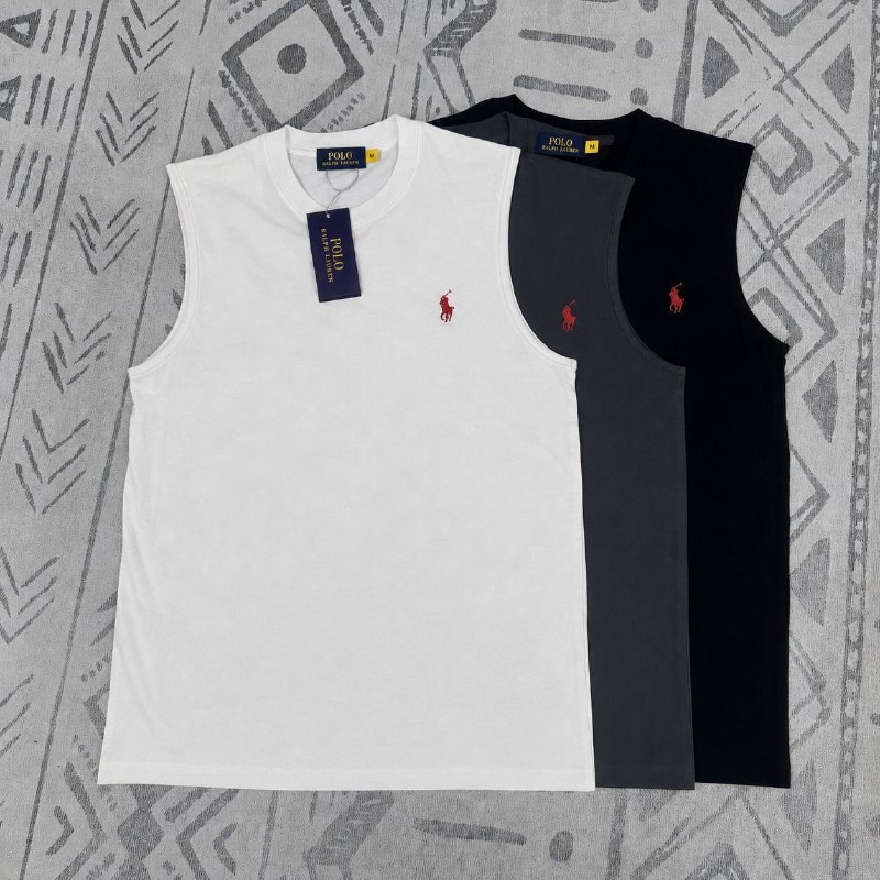 Débardeur Polo Ralph Lauren col rond brodé
