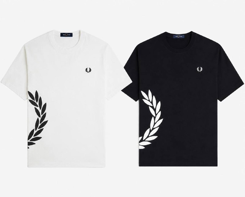 T-shirt Fred Perry imprimé couronne de laurier