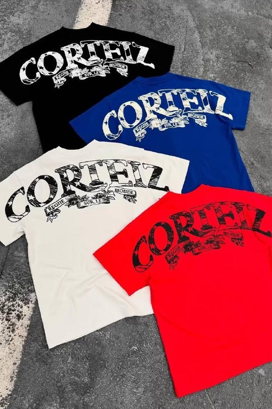 T-shirts Corteiz Règles sur le Monde au dos
