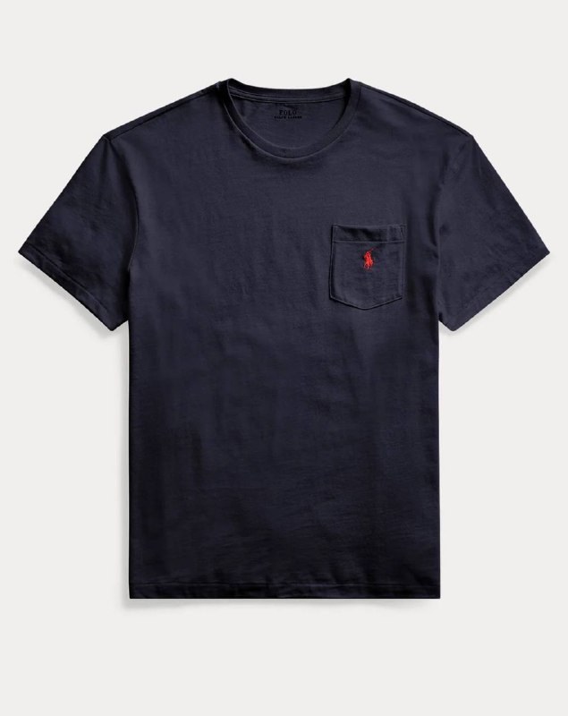 T-shirt Polo Ralph Lauren bleu marine à poche