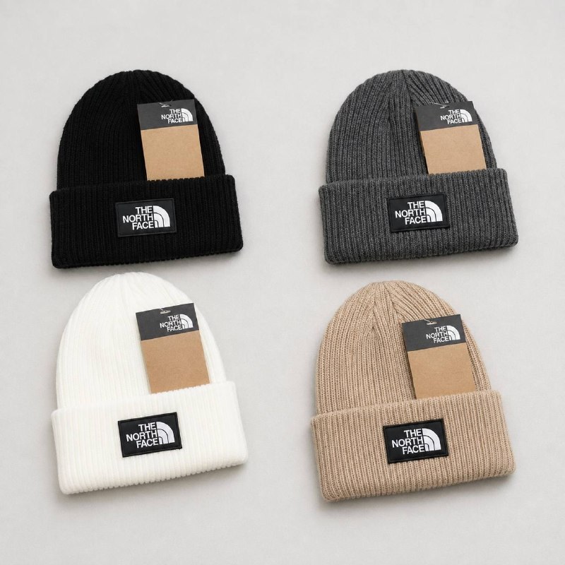 Bonnets en maille côtelée The North Face