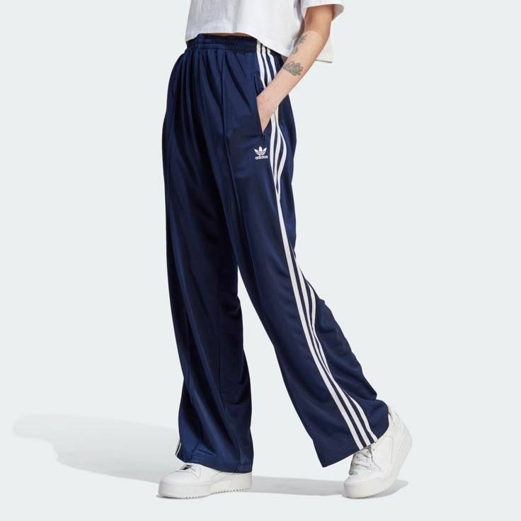 Pantalon de survêtement Adidas ample bleu marine