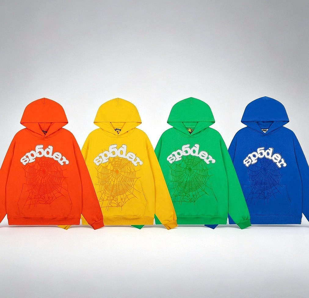 Sweats à capuche Sp5der motif toile d'araignée
