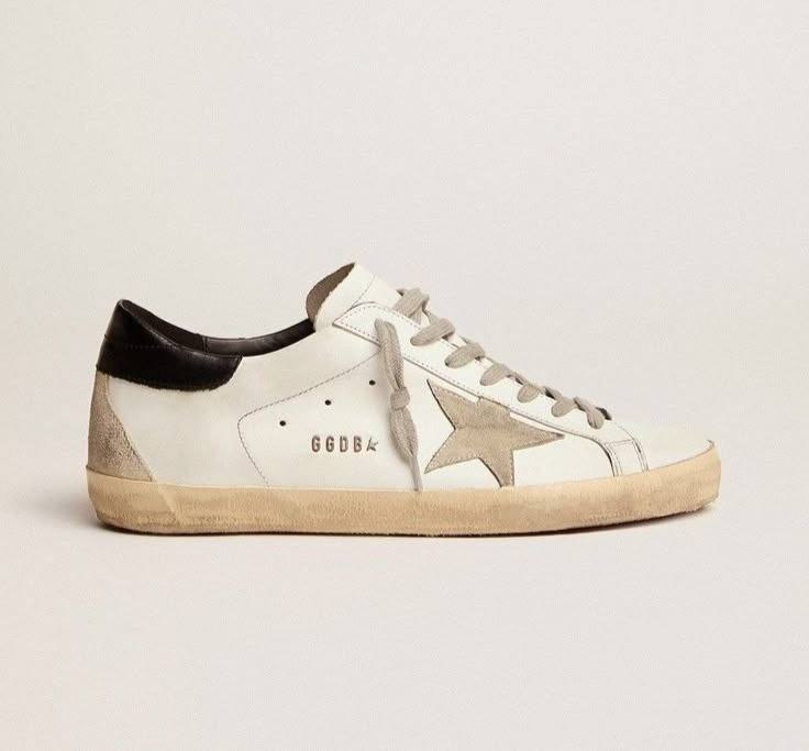 Baskets Golden Goose Superstar en cuir blanc