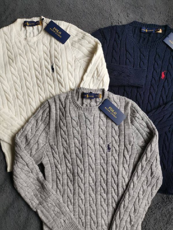 Pull en maille torsadée Ralph Lauren