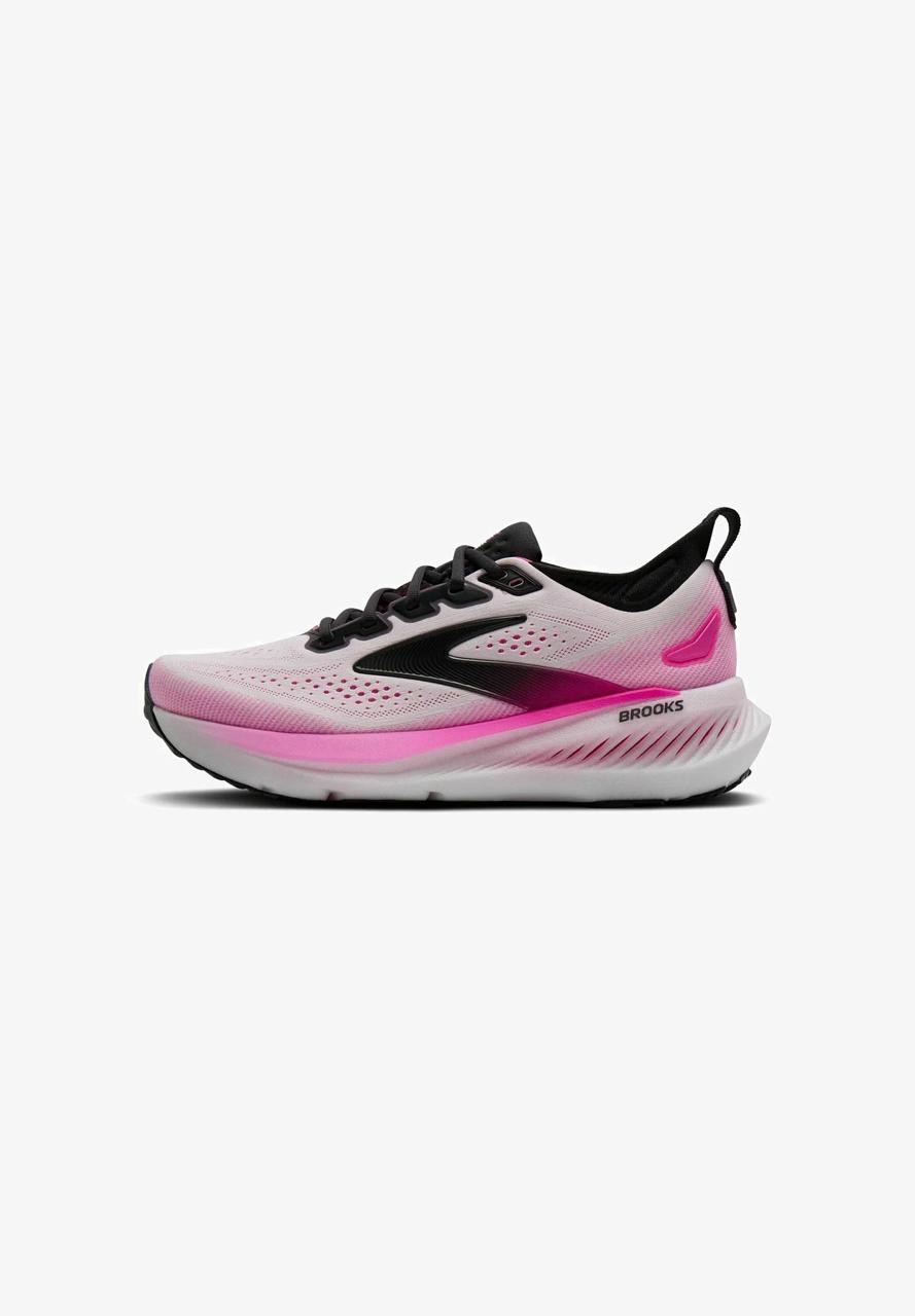 Baskets de running Brooks Glycerin 23 blanc et rose