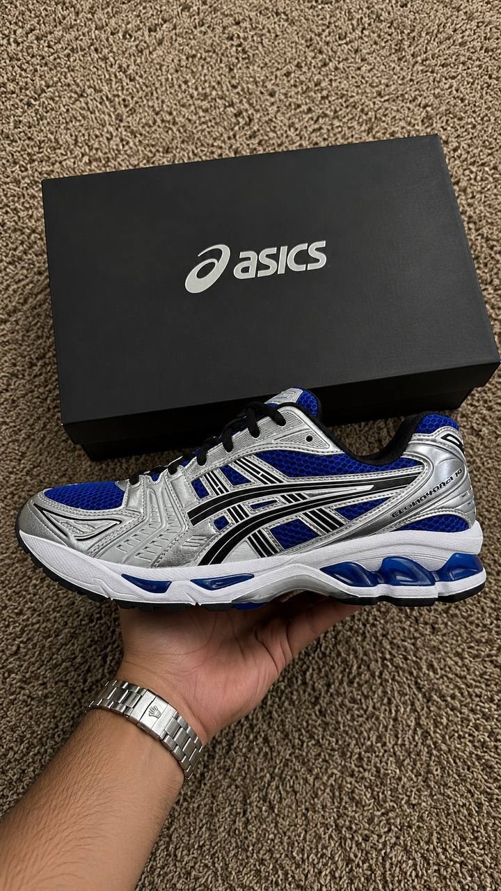 Baskets Asics Gel-Kayano 14 bleu et argenté