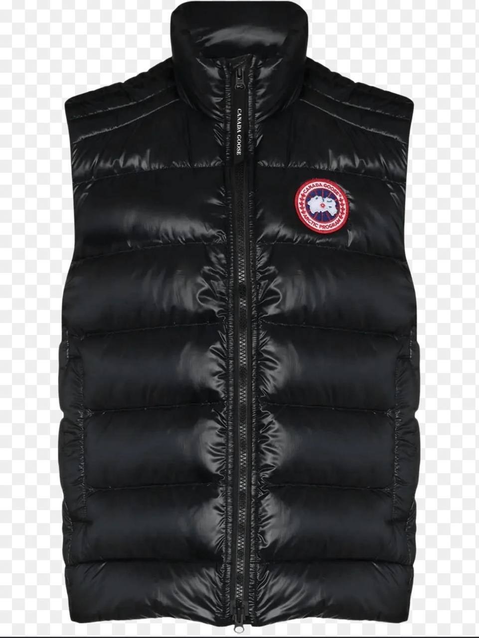 Doudoune sans manches Canada Goose noire brillante