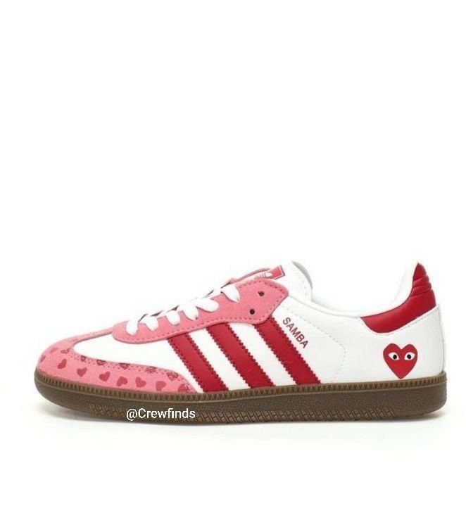 Baskets Adidas Samba x CDG Play 3 coloris