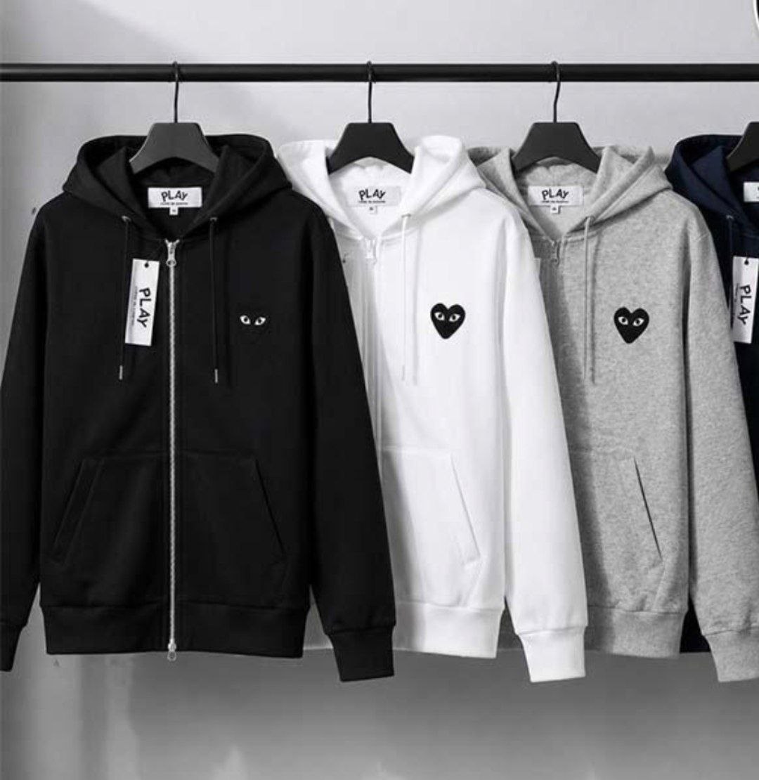 Sweats zippés à capuche Comme des Garçons Play