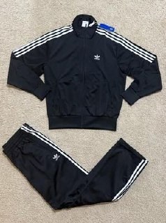 Survêtement complet Adidas Originals noir à trois bandes