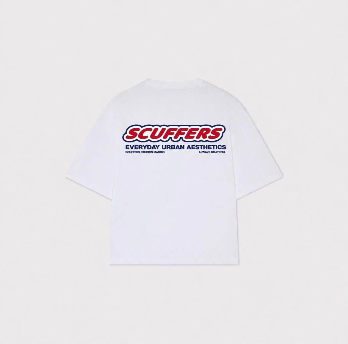 T-shirt Scuffers blanc imprimé dos Everyday
