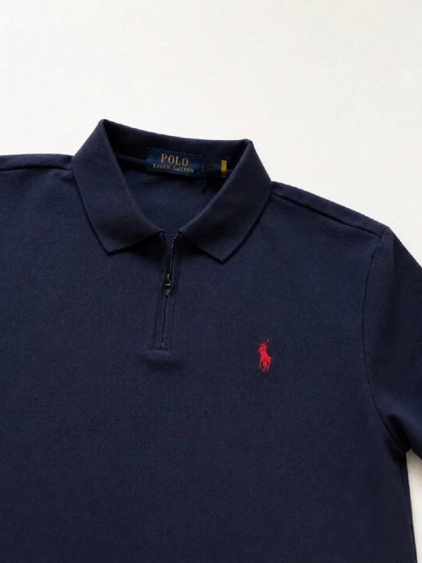 Polo zippé Ralph Lauren manches courtes