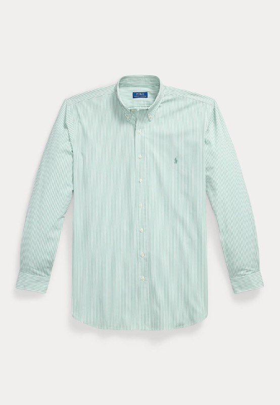 Chemise Ralph Lauren à rayures vert menthe