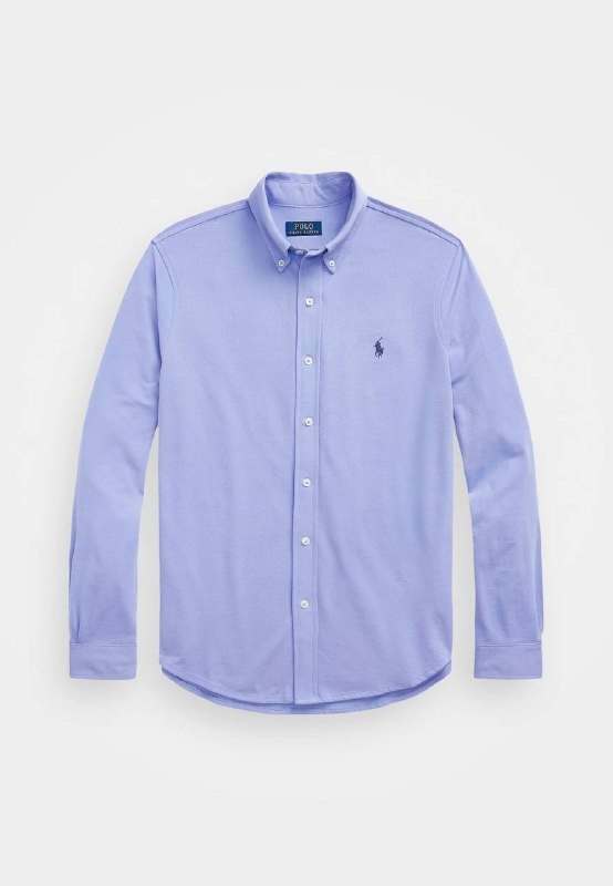 Chemise Ralph Lauren unie bleu ciel