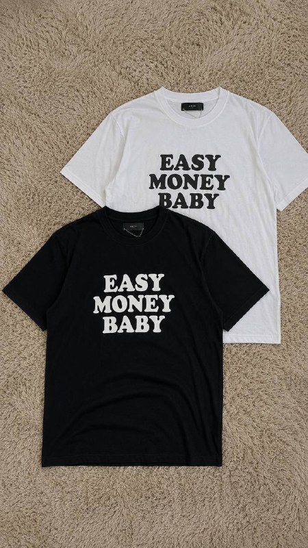 T-shirt Amiri Easy Money Baby en coton