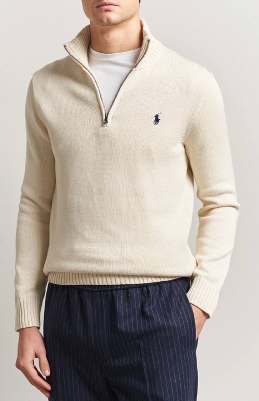 Sweat demi-zip Ralph Lauren plusieurs coloris