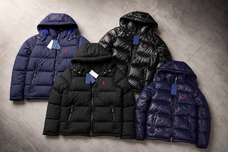 Doudounes à capuche Ralph Lauren plusieurs coloris