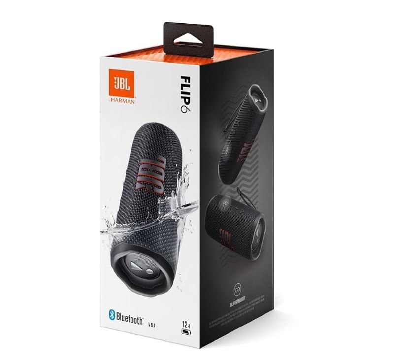 Enceinte Bluetooth portable JBL Flip 6 noire