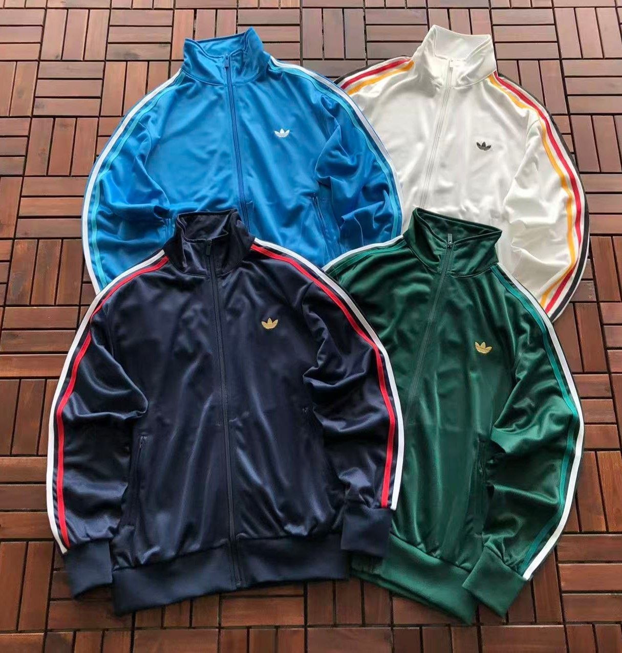 Sweat zippé Adidas unisexe