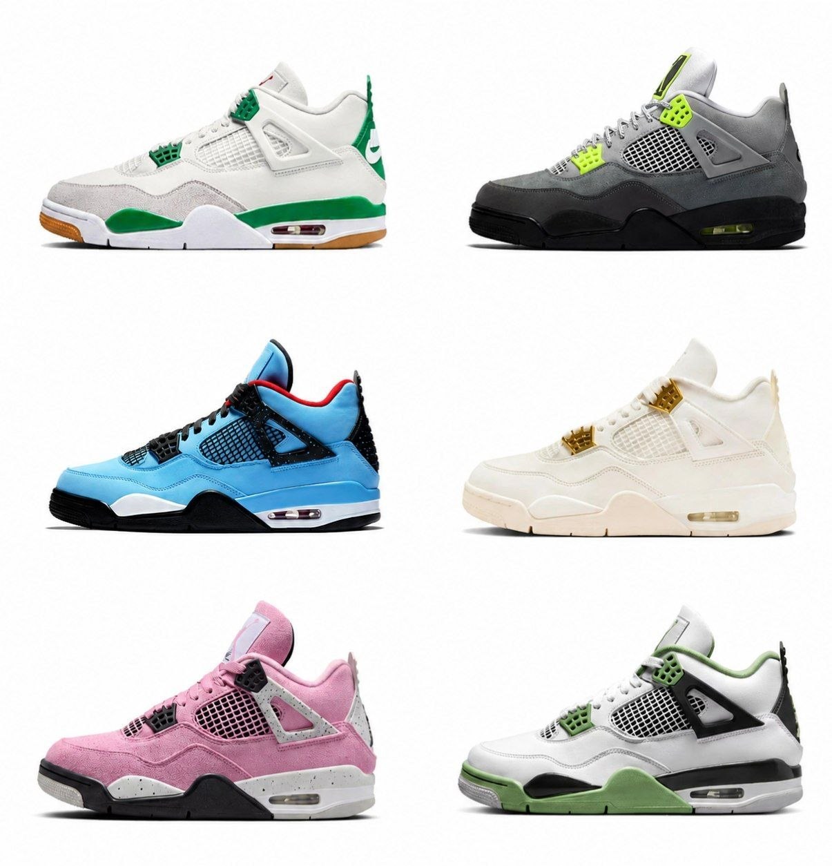 Baskets Nike Air Jordan 4 divers coloris