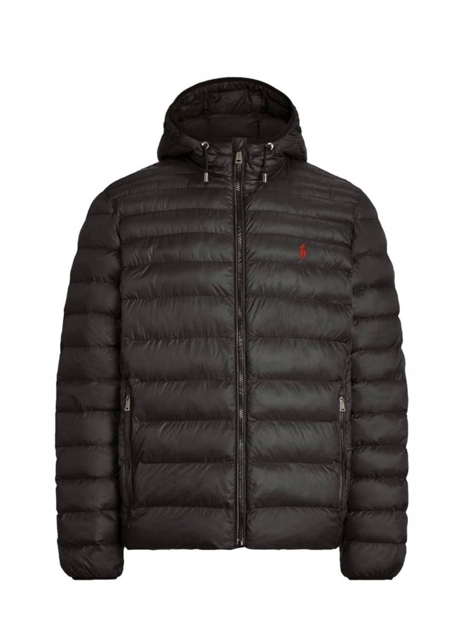 Doudoune légère à capuche Polo Ralph Lauren noire