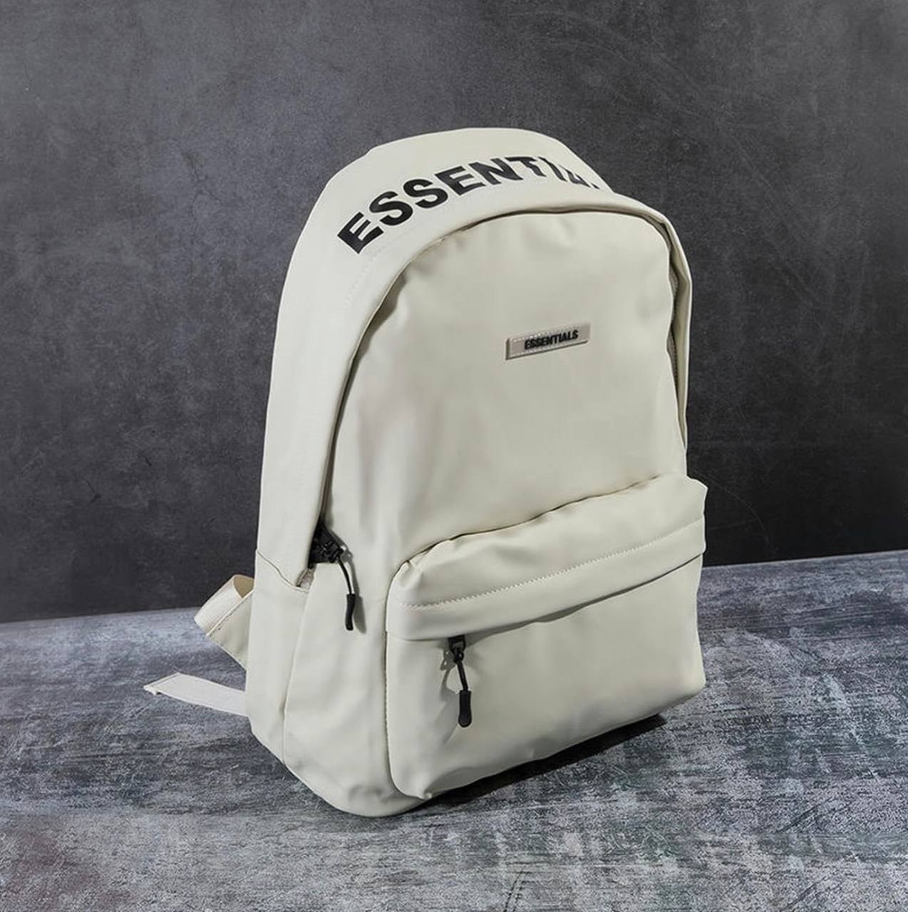 Sac à dos Essentials blanc cassé