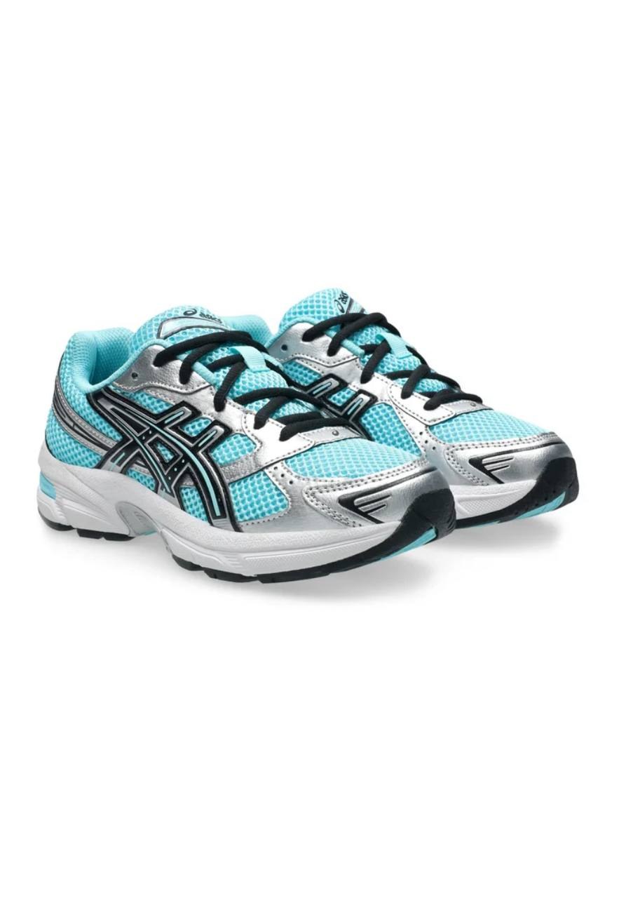 Baskets Asics GEL-1130 turquoise et argentées