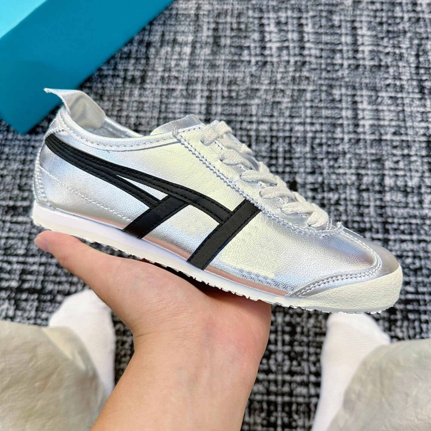 Baskets Onitsuka Tiger Mexico 66 argentées