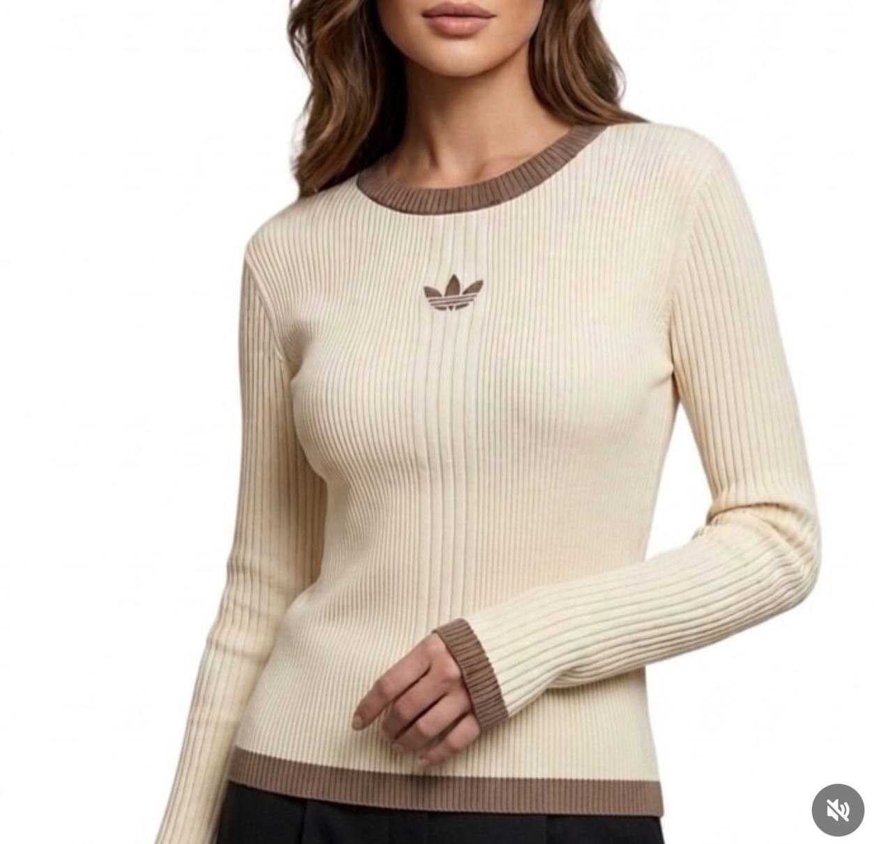 Pull en maille côtelée Adidas Originals