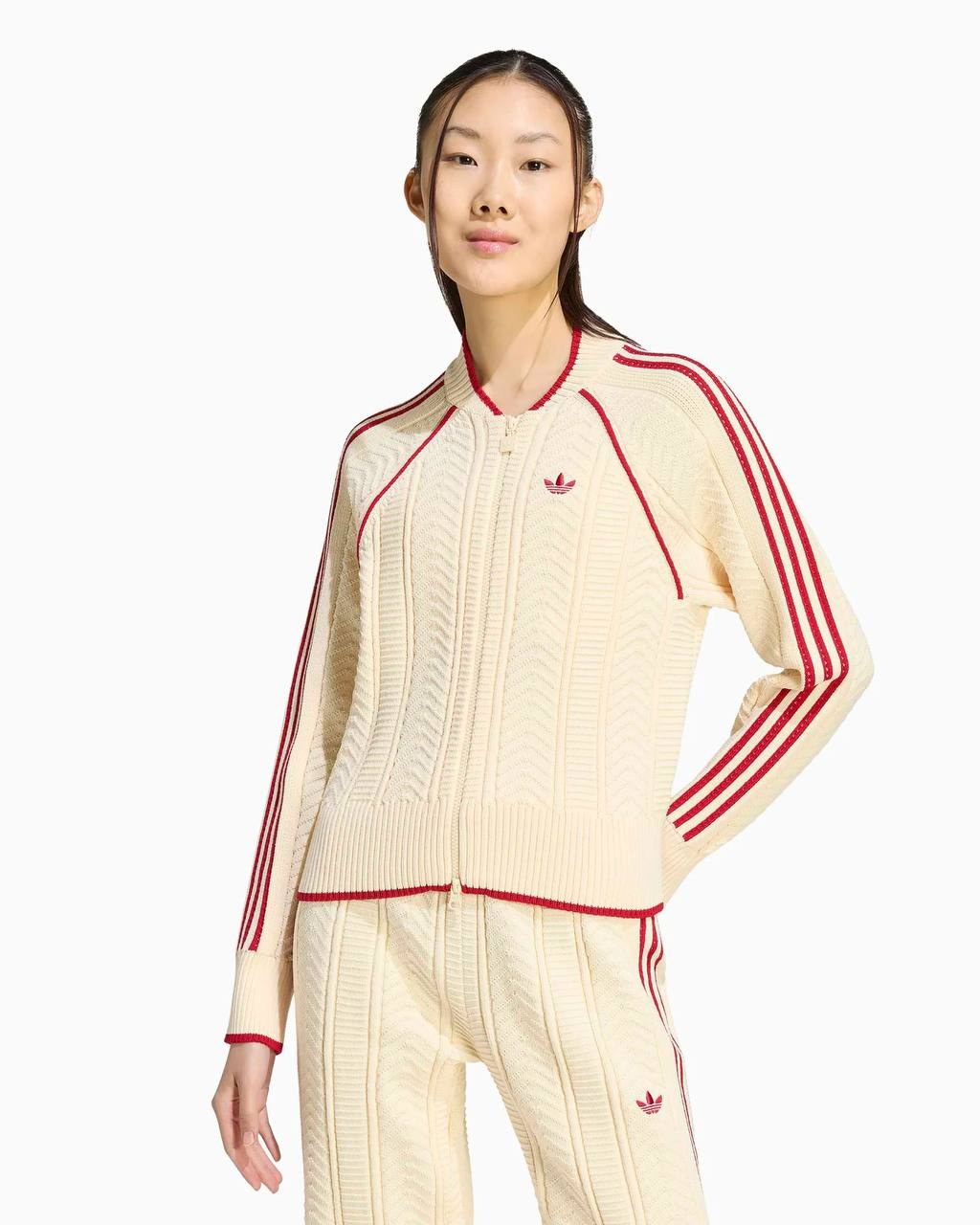Gilet en maille torsadée Adidas Originals