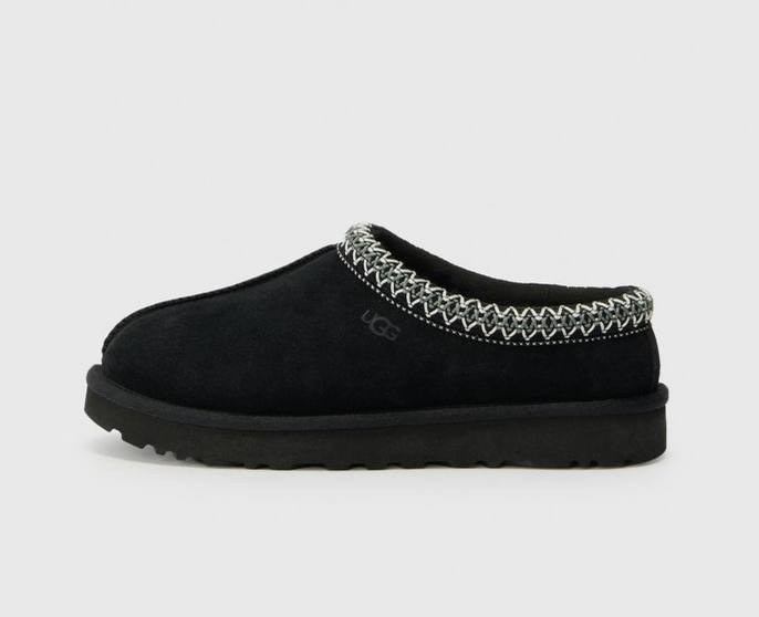 Mules fourrées Ugg Tasman en daim noir