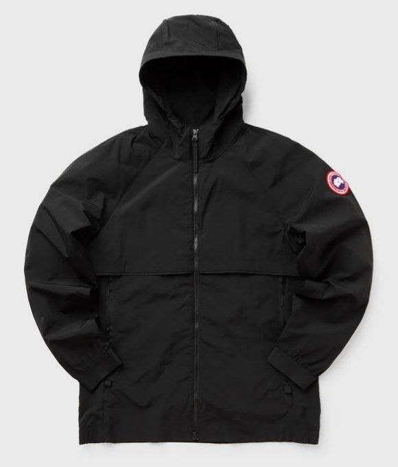 Veste à capuche zippée Canada Goose noire imperméable
