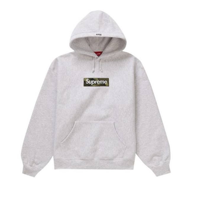Sweat à capuche Supreme Box Logo camo chiné