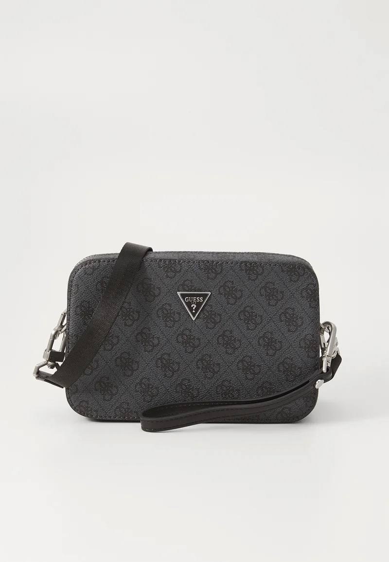 Sac bandoulière Guess imprimé 4G gris foncé