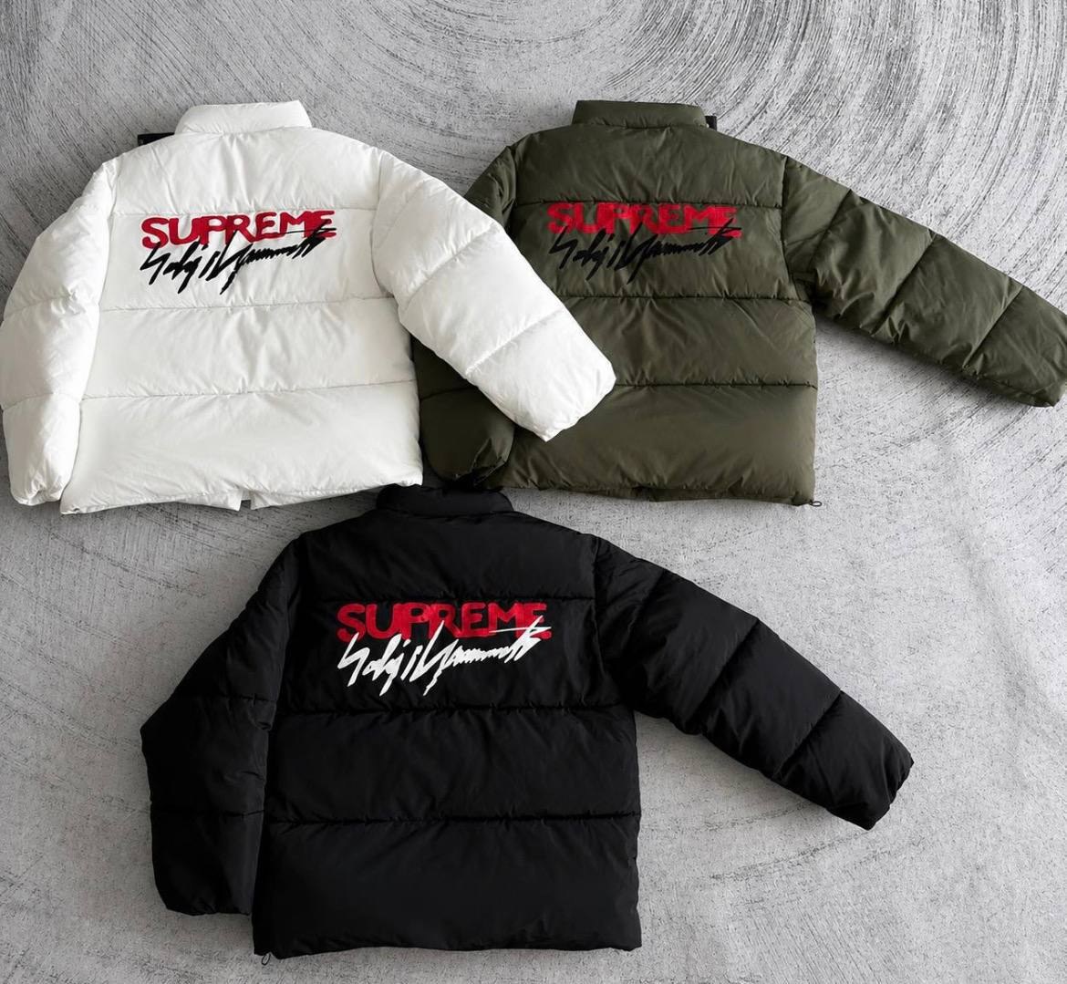 Doudoune Supreme x Yohji Yamamoto au dos