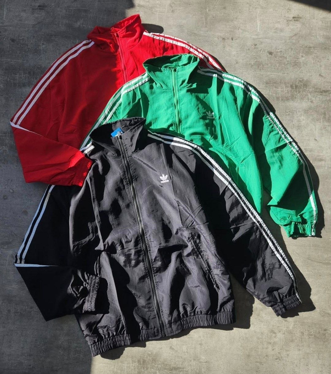 Veste coupe-vent zippée Adidas Originals