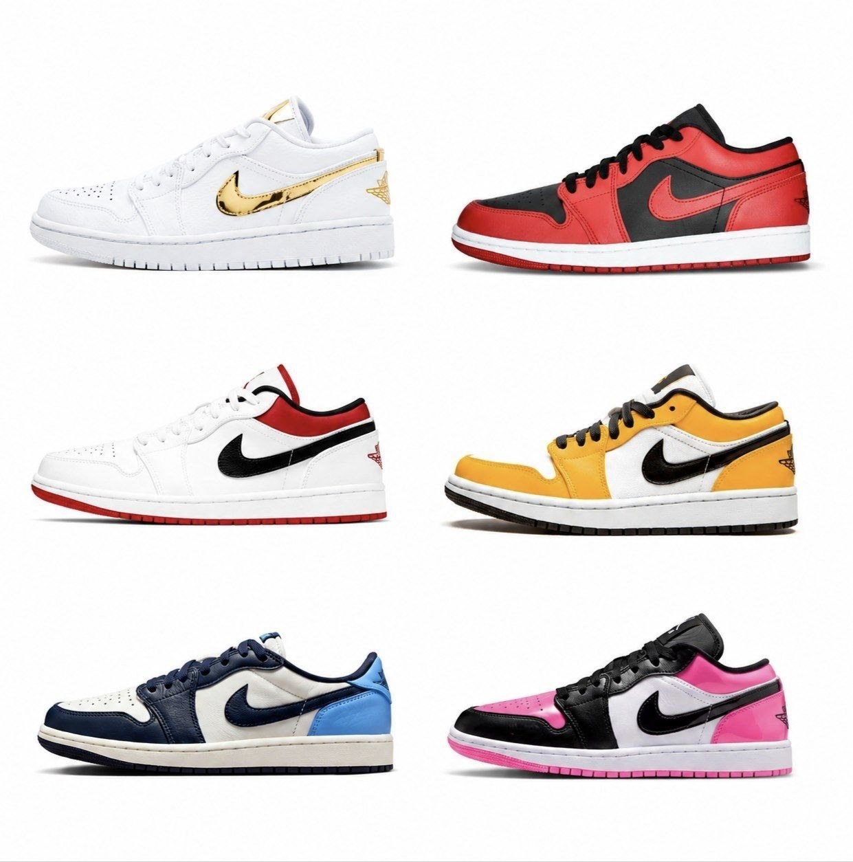Baskets Nike Air Jordan 1 nouveaux coloris