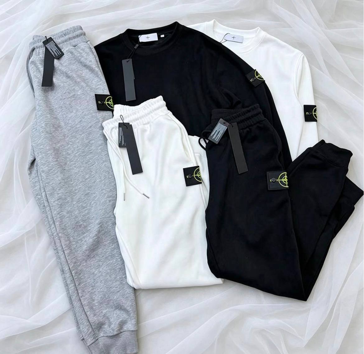 Ensembles Stone Island sweatshirt et pantalon de jogging