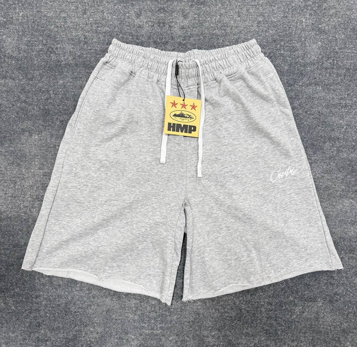 Short en molleton Corteiz gris chiné