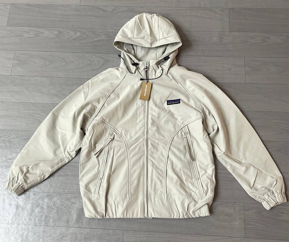 Veste à capuche zippée Patagonia beige