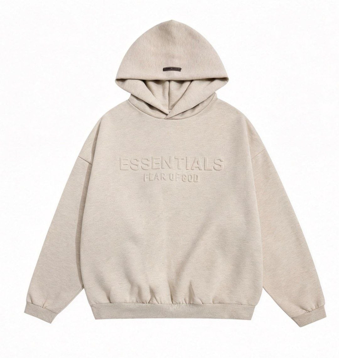 Sweat à capuche Essentials Fear of God beige